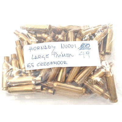 Bossoli HORNADY 6,5 Creedmoor innesco Large conf.49 pz.
