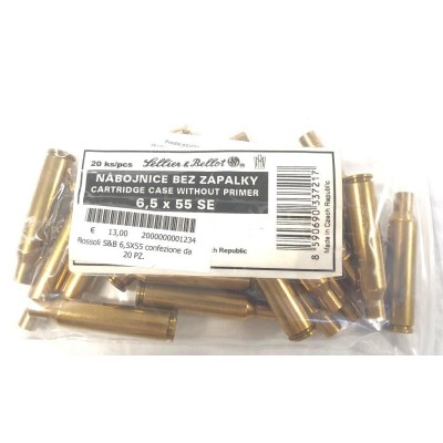 Bossoli SELLIER & BELLOT 6,5x55 conf.20 pz.