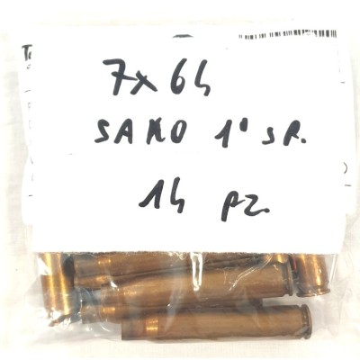 Bossoli 7x64 SAKO usati 1° sparo conf.14 pz.