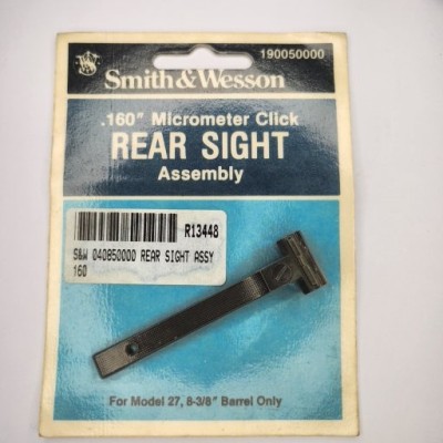 Smith & Wesson Rear Sight Assembly Old Style White mod. 27 .160 040850000