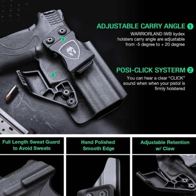WARRIORLAND fondina interna per S&W Bodyguard 380
