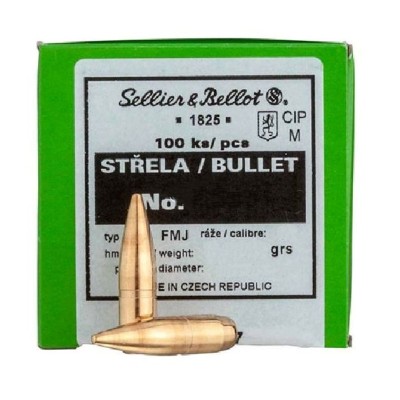 Palle 6,5mm/.264 Sellier & Bellot 140 FMJ conf.100 pz.