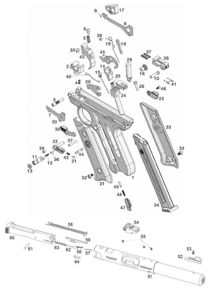 RUGER 22/45 Mark IV