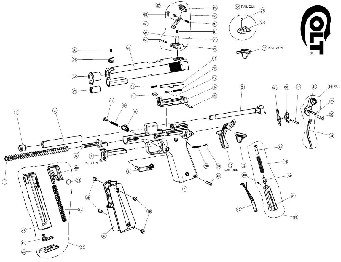 WALTHER COLT Gold Cup